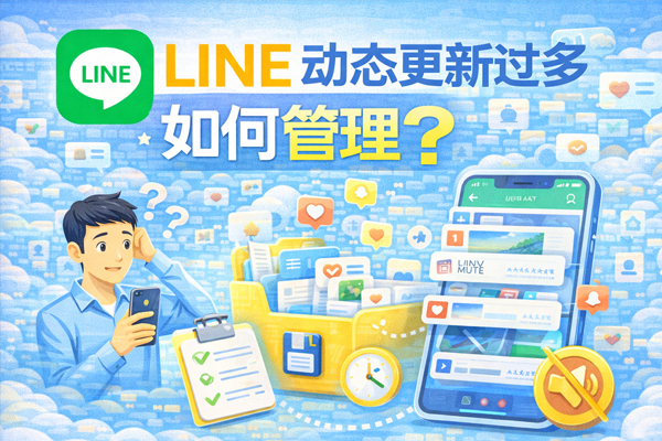 LINE 動態更新過多如何管理？