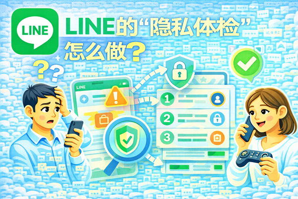 LINE 的「隱私體檢」怎麼做？