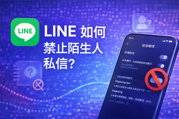 LINE 如何禁止陌生人私訊？